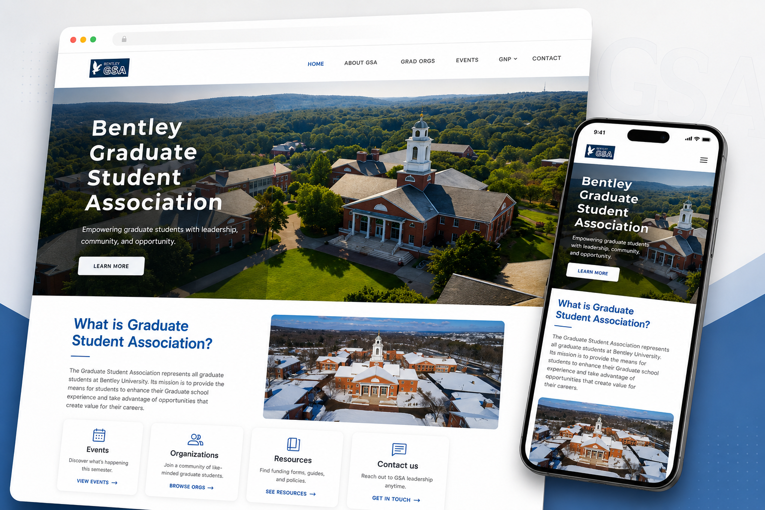 Bentley GSA website redesign